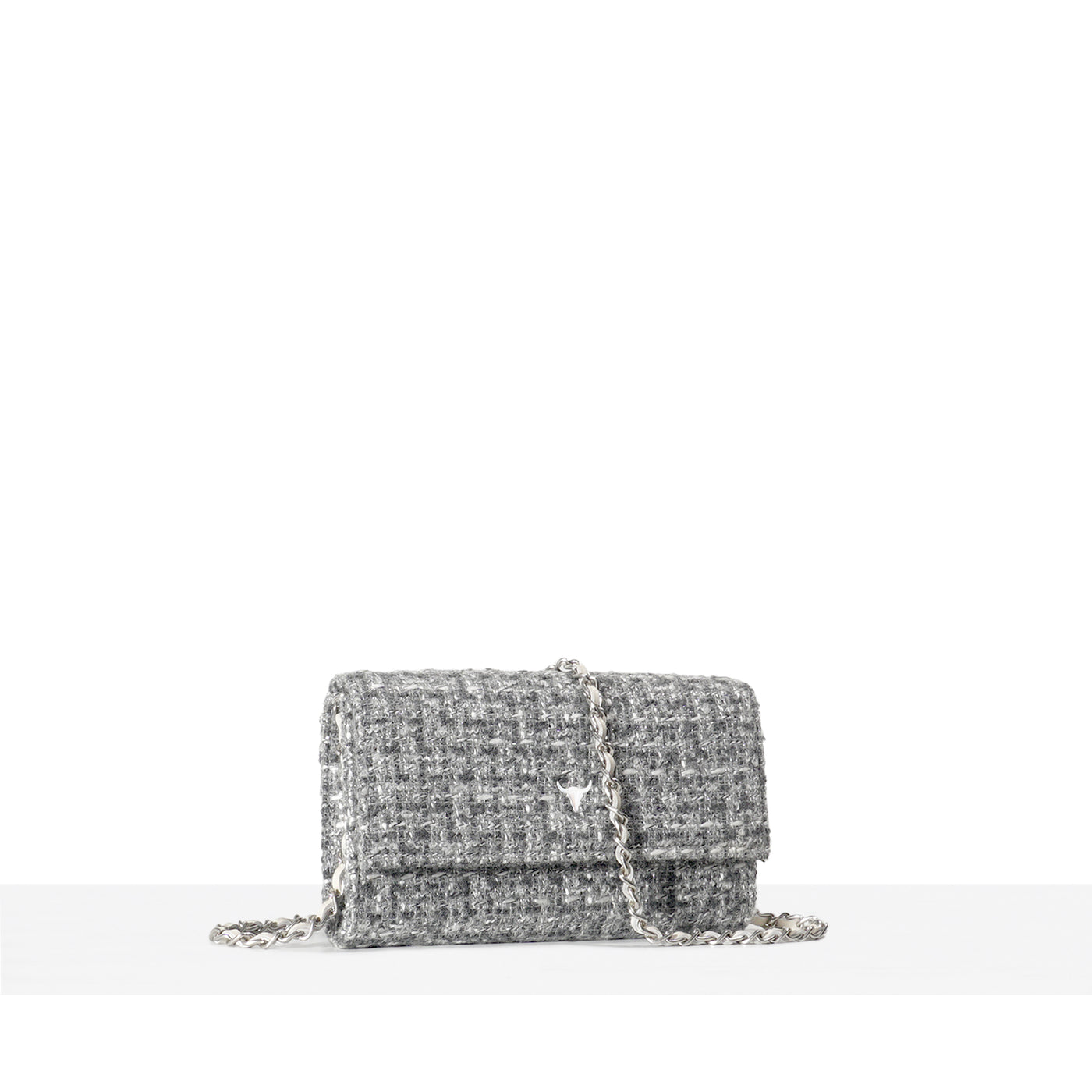 WALLET NELLY - TWEED ICE GREY